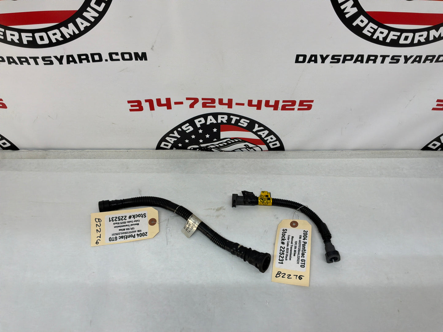 2004 Pontiac GTO Evap & Fuel Gas Line Hoses Tubes OEM