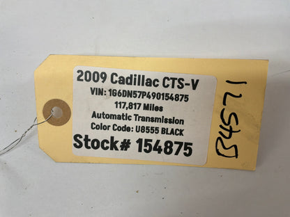 2009 Cadillac CTS-V RH & LH License Plate Tag Light Lamp OEM