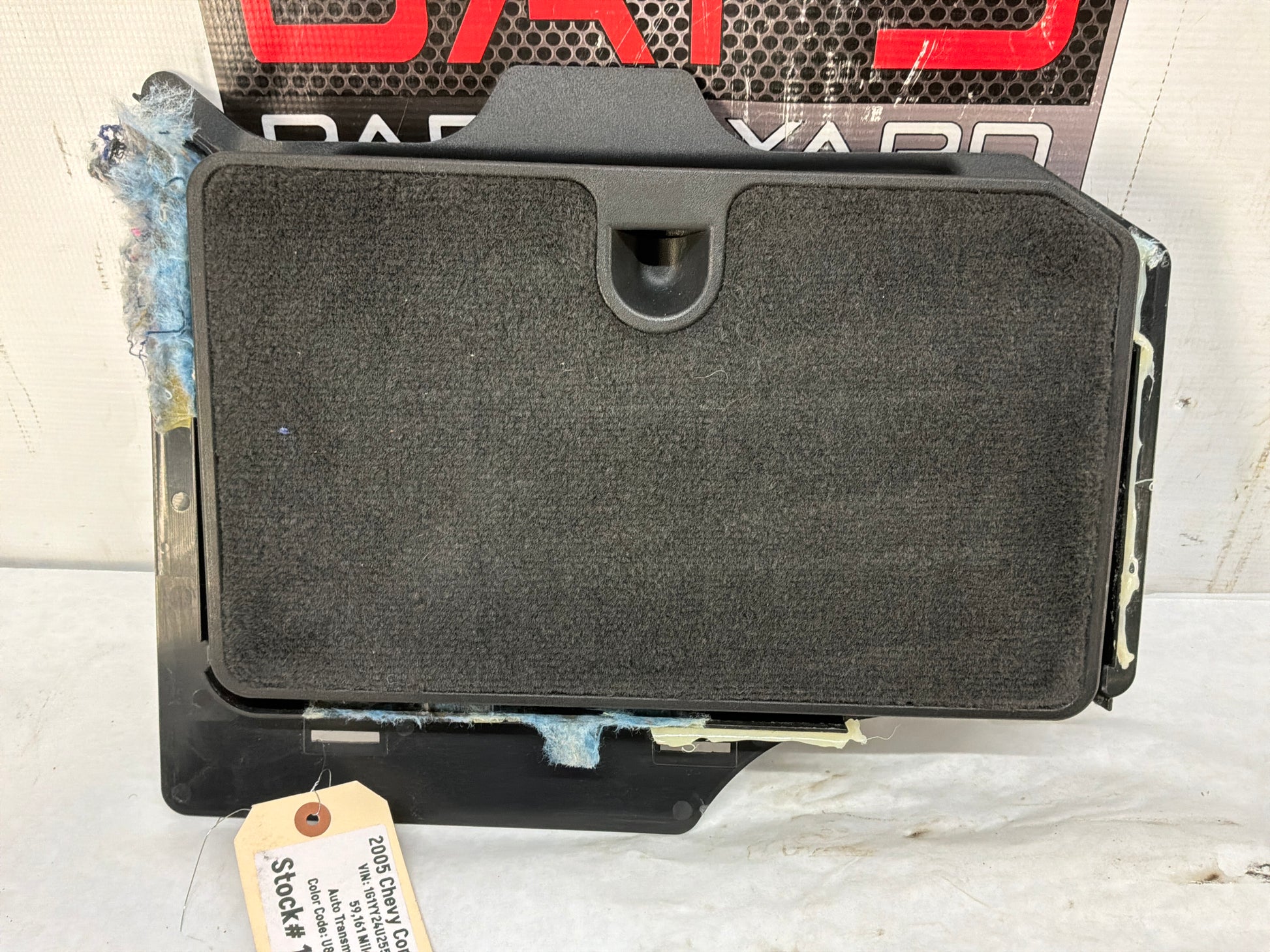 2005 Chevy C6 Corvette Rear Cargo LH Driver Trunk Storage Compartment Lid Door OEM - Day's Parts Yard