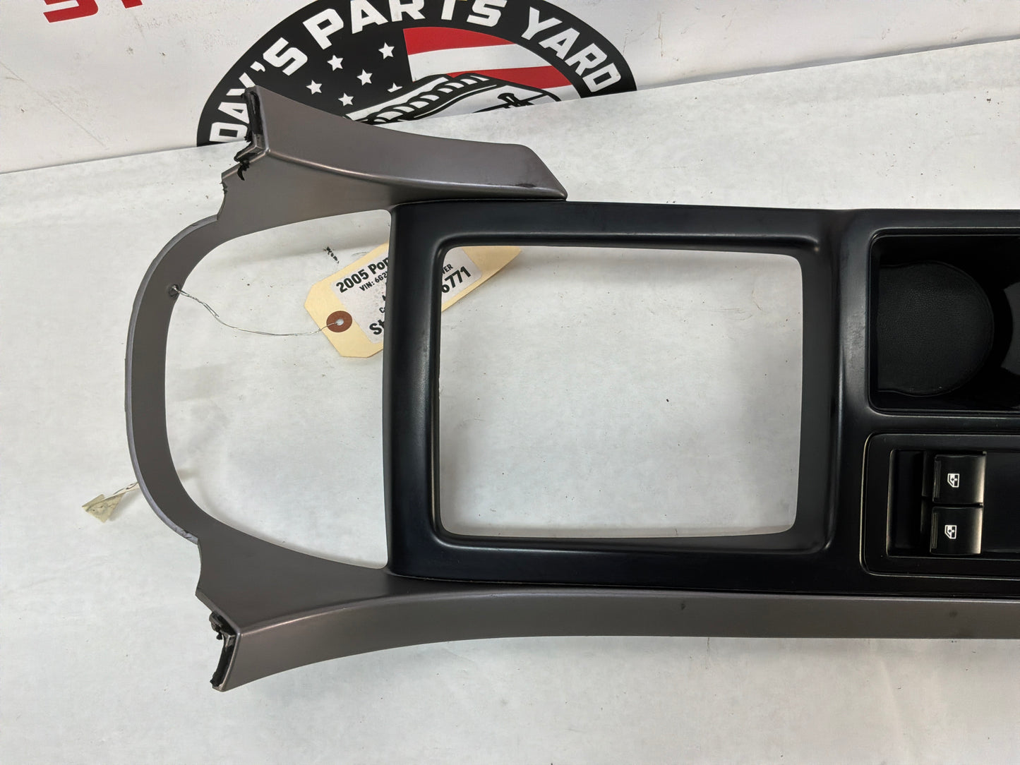 2005 Pontiac GTO Center Console Shifter Bezel Trim Plate Window Switches OEM