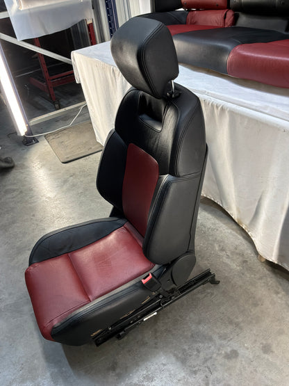 2008 Pontiac G8 GT Seats Fronts and Rear Red and Black Leather OEM