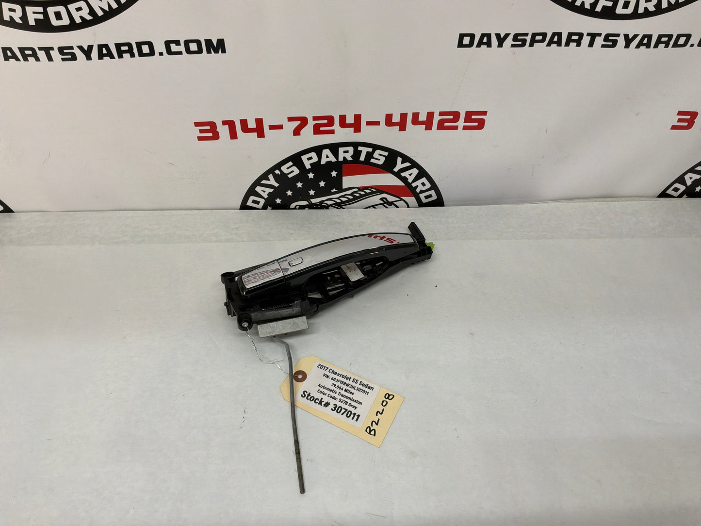 2017 Chevy SS Sedan LH Driver Rear Exterior Door Handle OEM