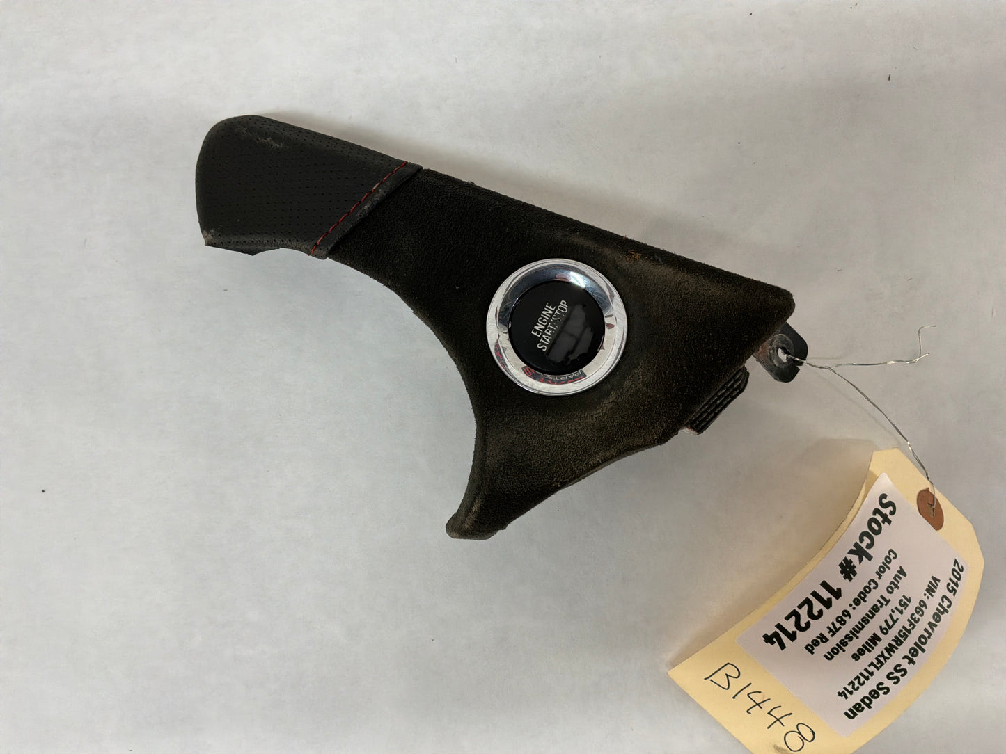 2015 Chevy SS Sedan Instrumental Dash Panel Suede Trim Engine Start Button OEM