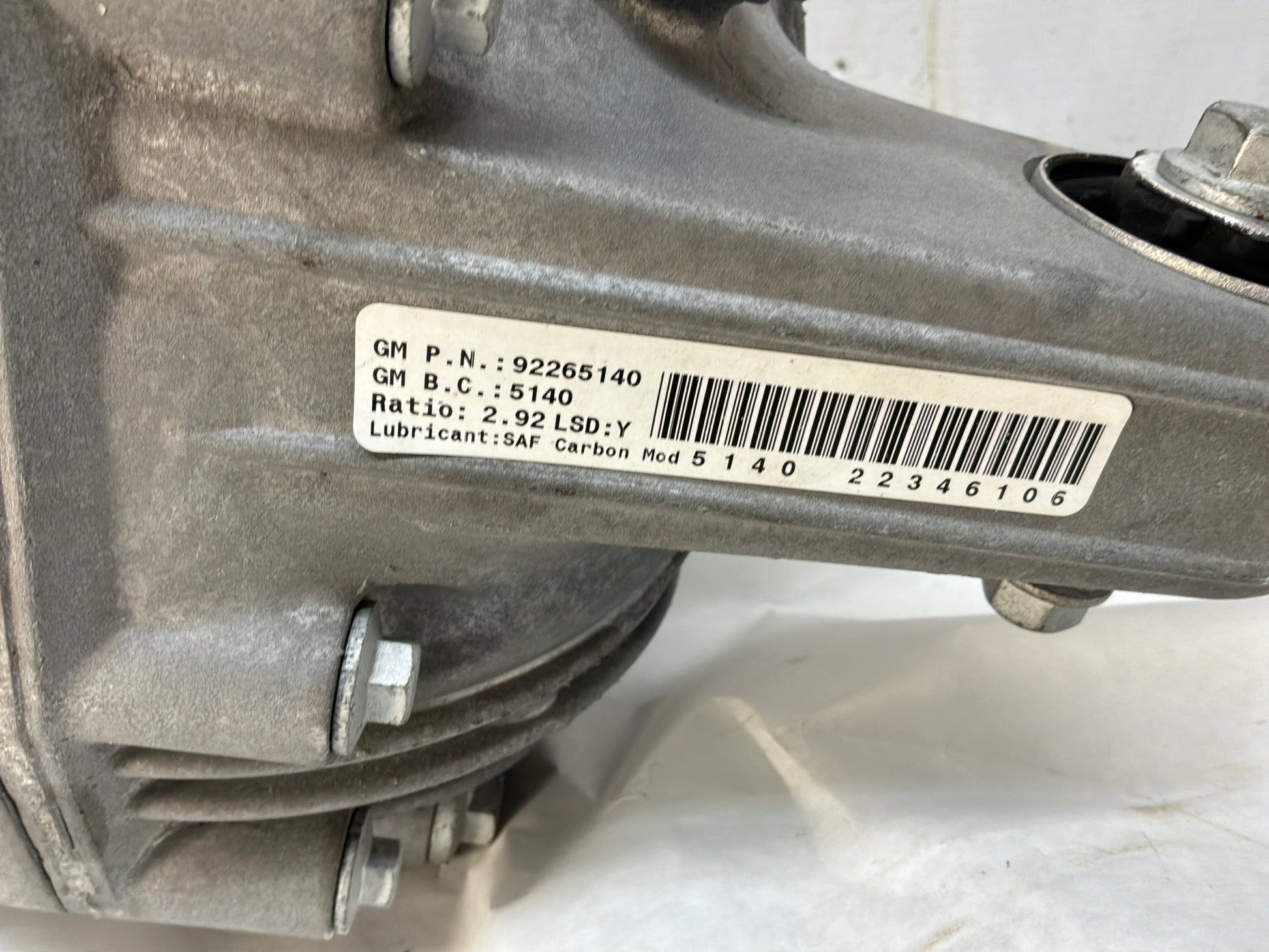 Rear diff - Day's Parts Yard