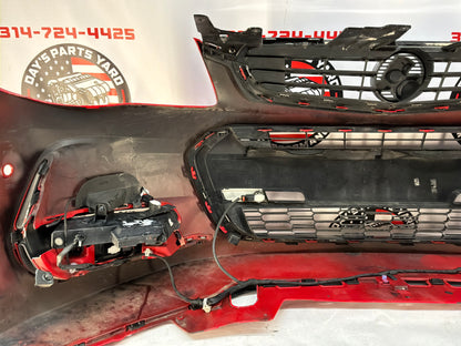 2014 Chevy SS Sedan Complete Front Bumper Fascia Cover Red OEM