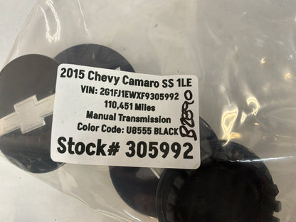 2015 Chevy Camaro SS 1LE Center Cap Set OEM