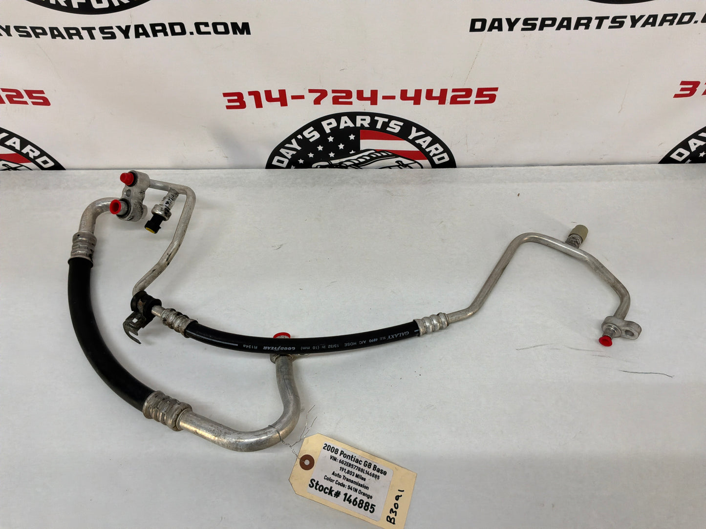 2008 Pontiac G8 Base AC Air Conditioner Compressor Manifold Line Hose Tube OEM