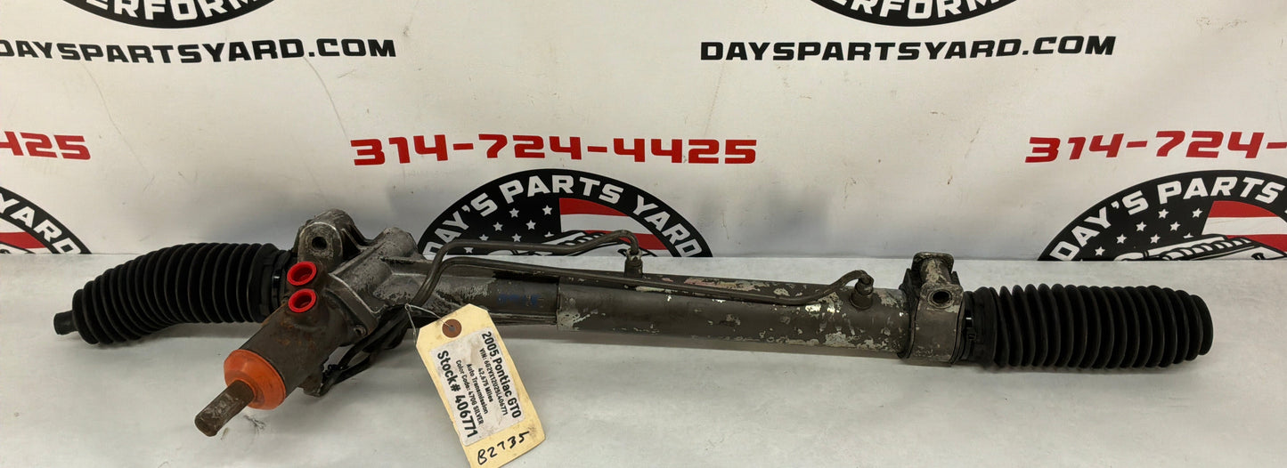 2005 Pontiac GTO Power Steering Rack and Pinion Gear Assembly OEM