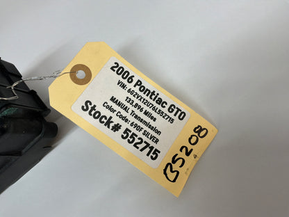 2006 Pontiac GTO Hood Fuse Box Cover OEM