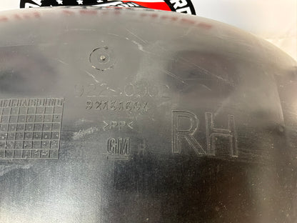 2011 Chevy Caprice PPV RH Passenger Rear Fender Wheel Well House Liner OEM
