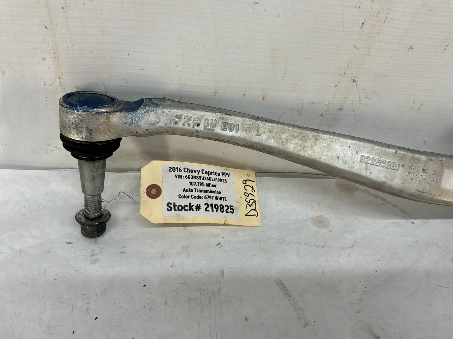 2016 Chevy Caprice PPV LH Driver Front Suspension Lower Control Arm OEM