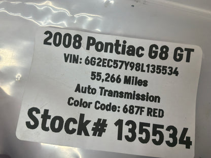 2008 Pontiac G8 GT LH Driver Kick Panel Under Dash Cover Trim  OEM - Day's Parts Yard
