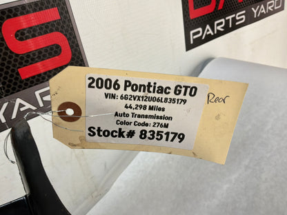 2006 Pontiac GTO Rear Suspension Sub Frame Cradle K Cross Member OEM