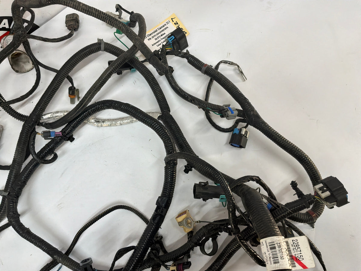 2013 Chevy Camaro ZL1 Engine Automatic Transmission Wire Wiring Harness OEM