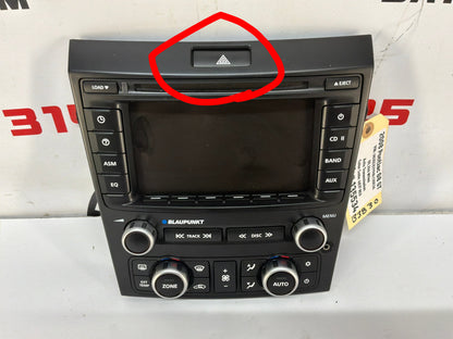 2008 Pontiac G8 GT Blaupunkt AM FM Radio CD Player Climate Control Face Plate OEM
