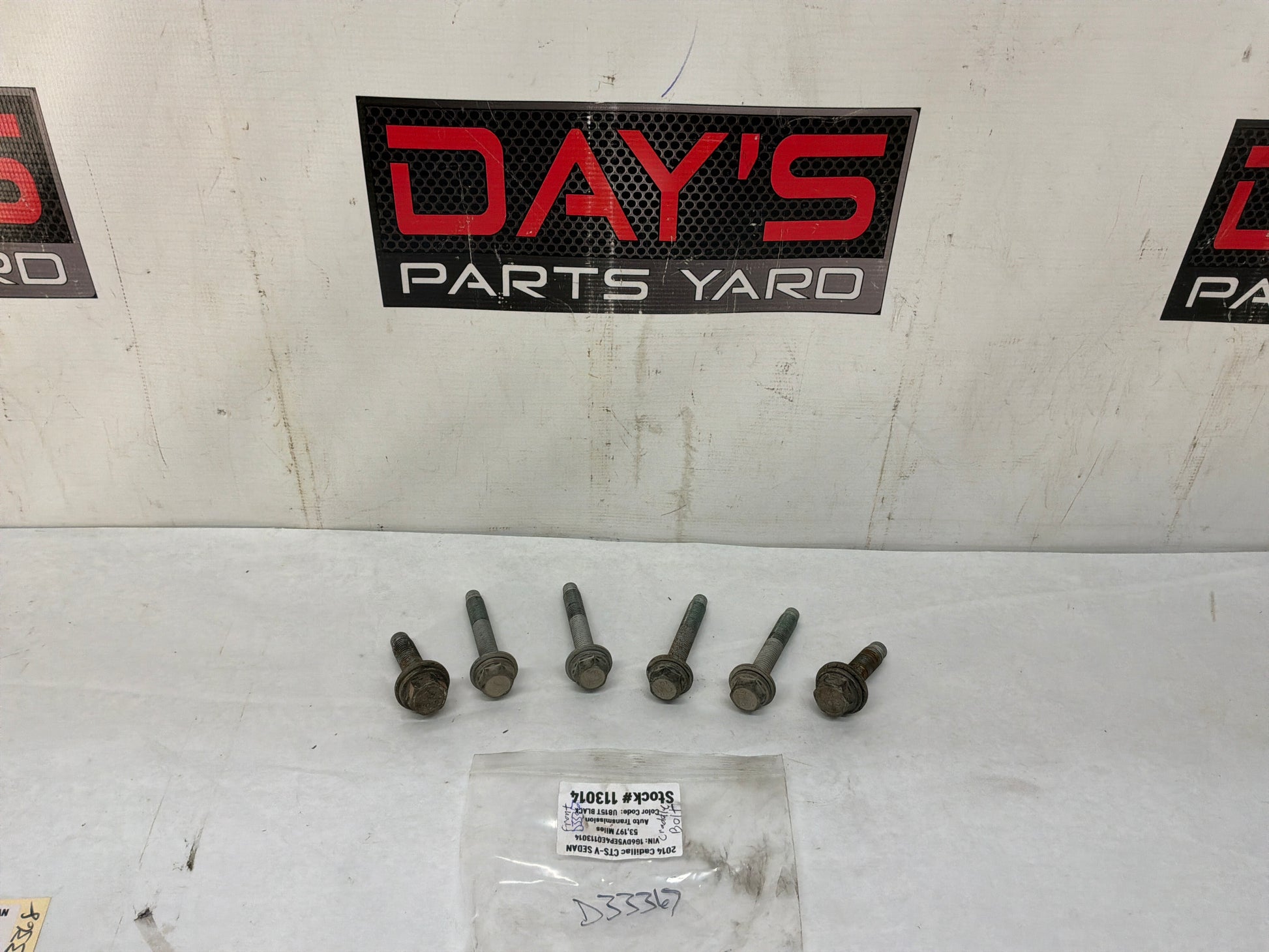 Front cradle bolts - Day's Parts Yard