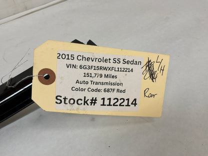 2015 Chevy SS Sedan Rear LH Driver Door Rear Pillar Post Trim Black OEM