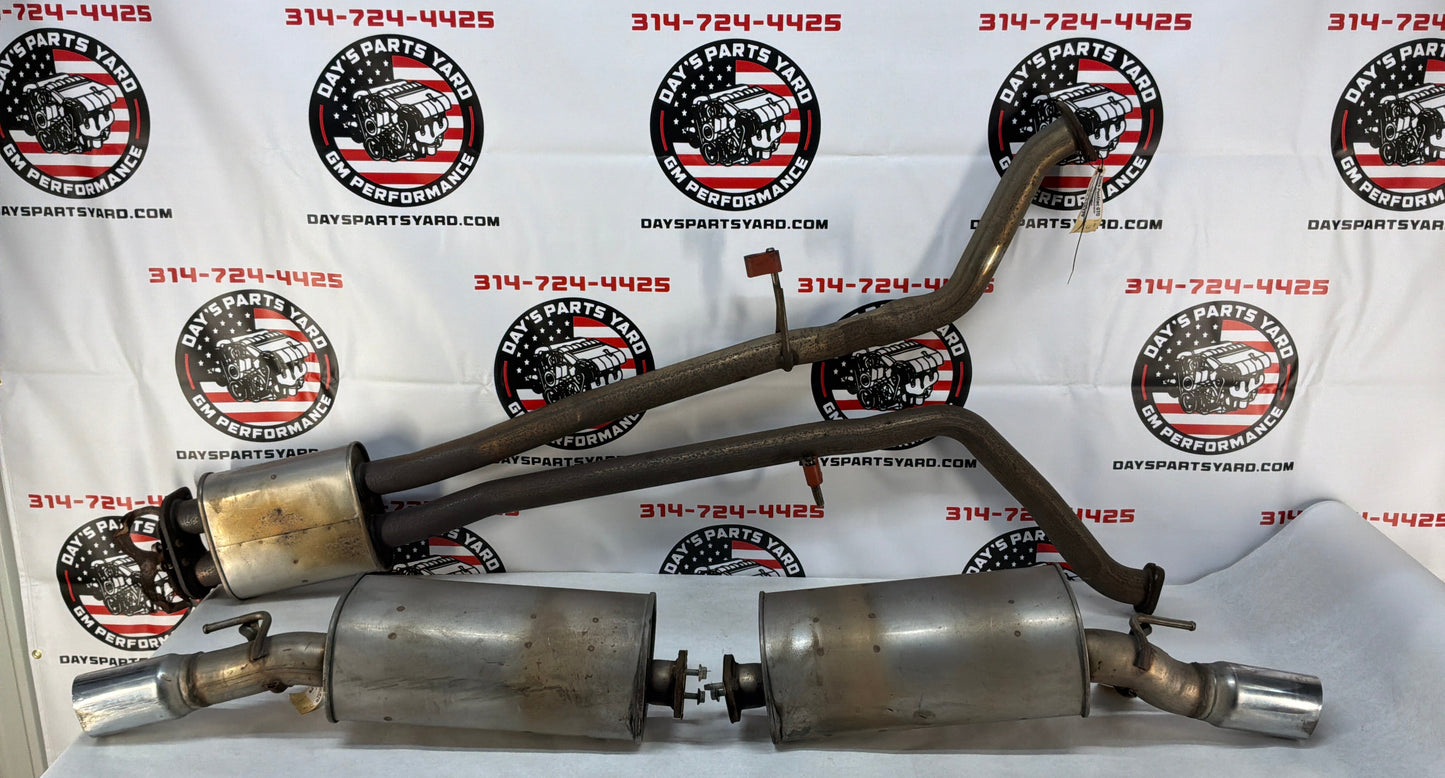 2006 Pontiac GTO Factory OEM Cat Axle Back Exhaust Mufflers