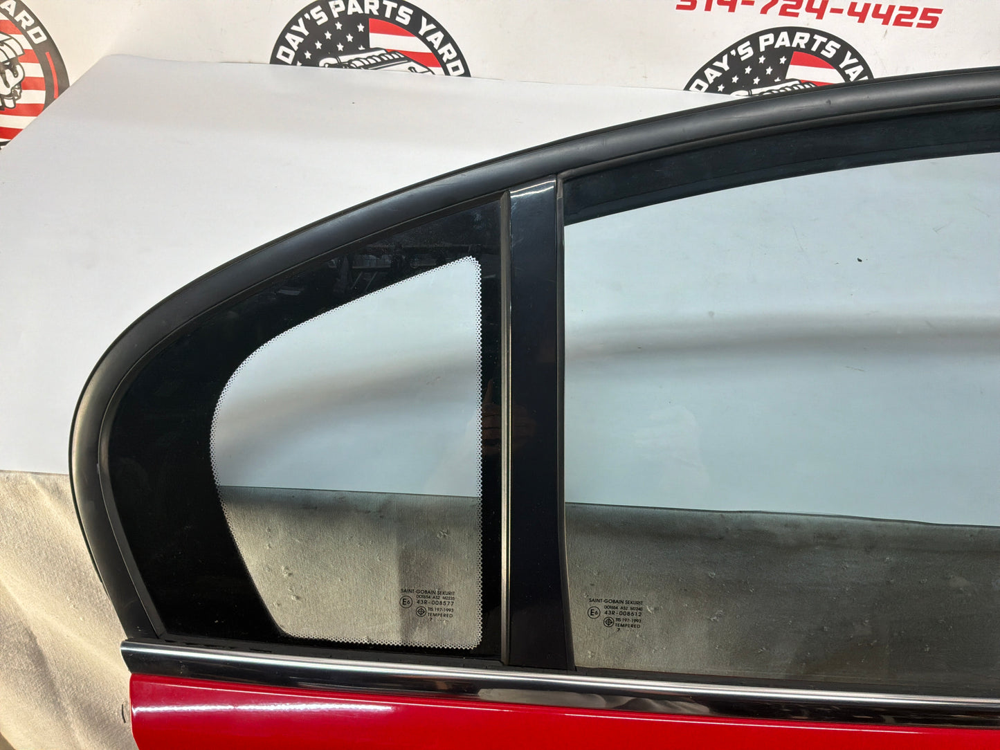 2008 Pontiac G8 GT RH Passenger Rear Exterior Outside Door Red OEM
