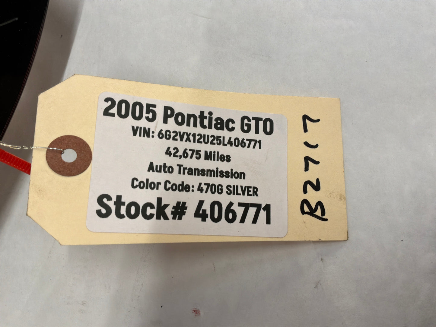 2005 Pontiac GTO RH Passenger Tail Light Taillight Lamp OEM