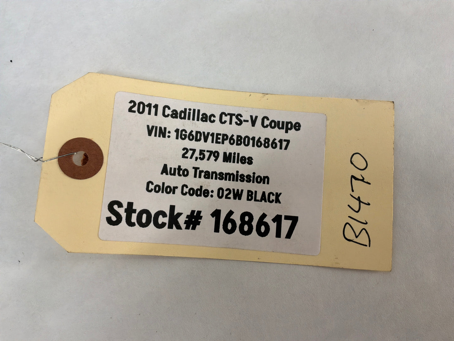 2011 Cadillac CTS-V Coupe LH Driver Seat Cushion Closeout Back Panel Trim OEM