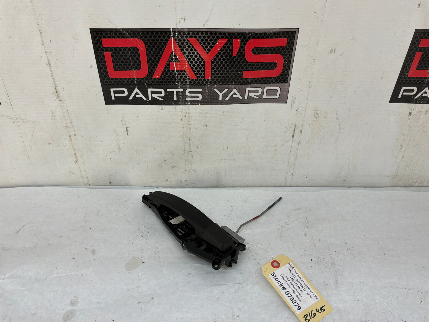 2014 Chevy Caprice PPV LH Driver Rear Exterior Outside Rear Door Handle OEM