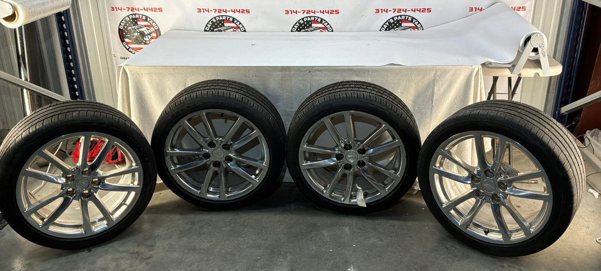 2014 Chevy SS Sedan Wheels Rim & Tires 19x8.5 & 19x9 275/35/19 245/40/19