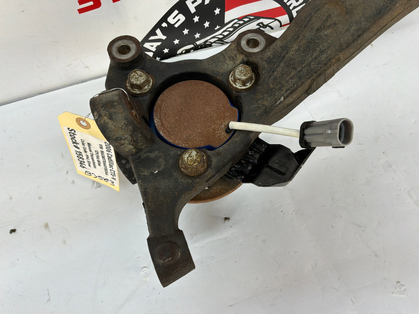2006 Cadillac CTS-V LH Driver Front Suspension Spindle Knuckle Hub Wheel Bearing OEM