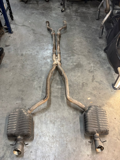 2009 Cadillac CTS-V Factory OEM Cat Back Exhaust Mufflers