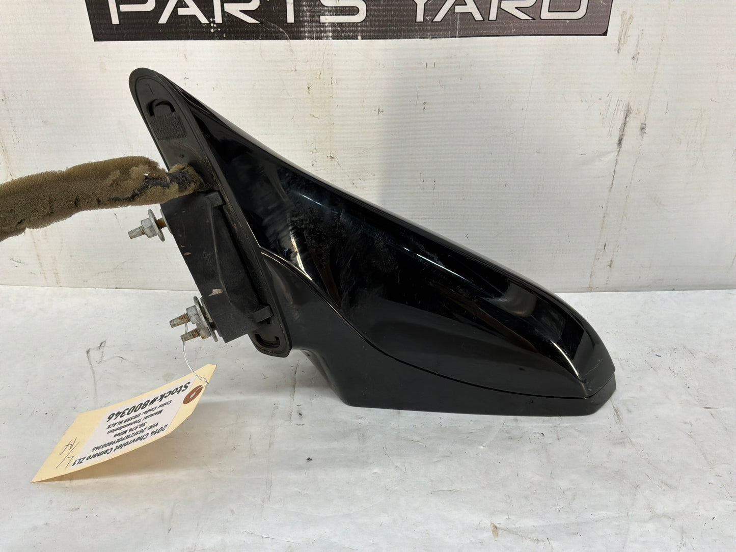 2014 Chevy Camaro ZL1 LH Driver Exterior Outside Mirror Black OEM