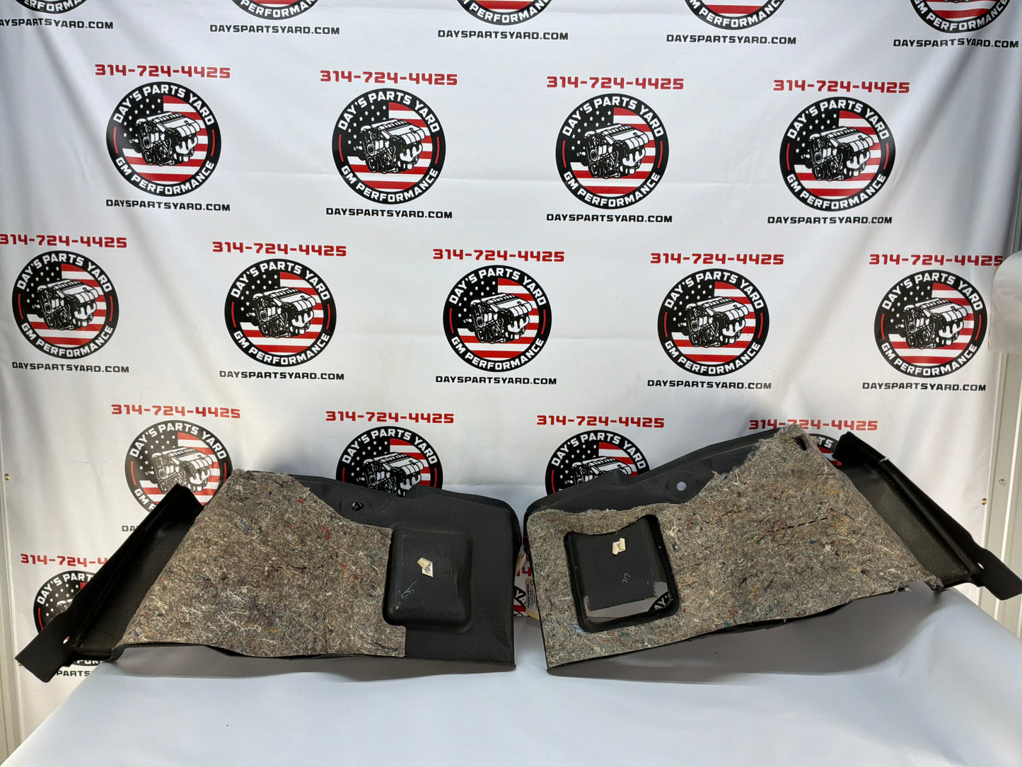 2006 Cadillac CTS-V RH & LH Interior Quarter Trunk Carpet Felt Liner Trim