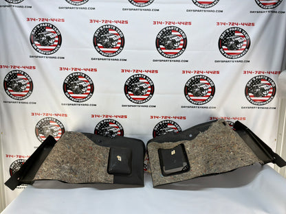 2006 Cadillac CTS-V RH & LH Interior Quarter Trunk Carpet Felt Liner Trim