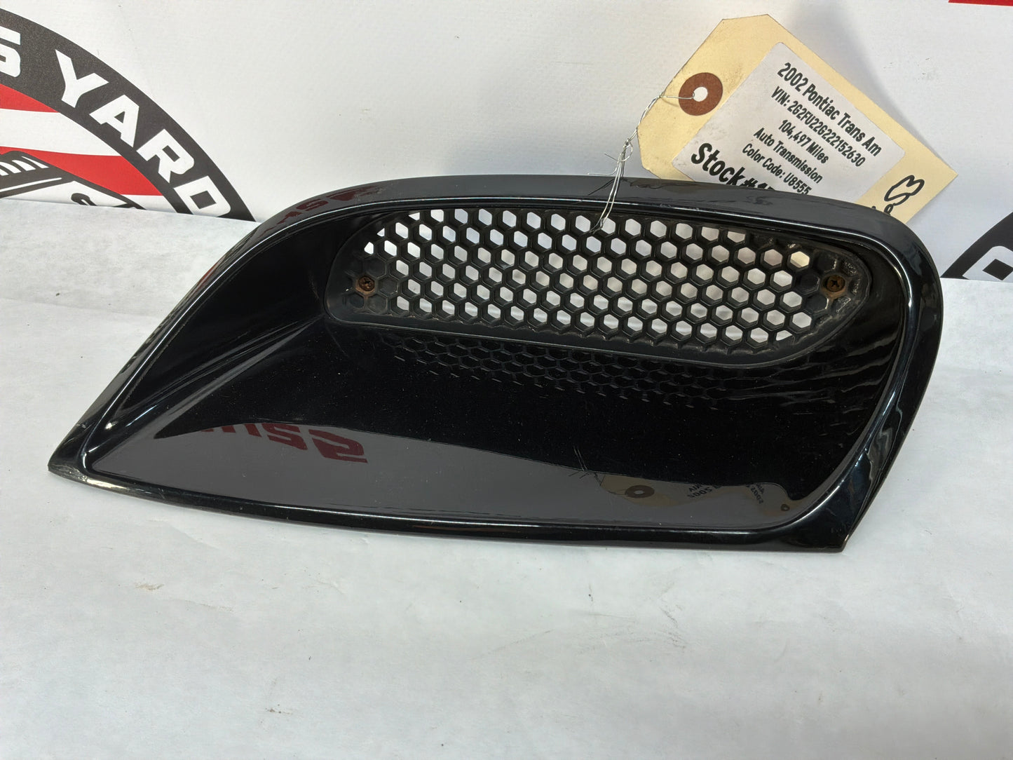 2002 Pontiac Trans Am WS LH Driver Hood Vent Scoop OEM