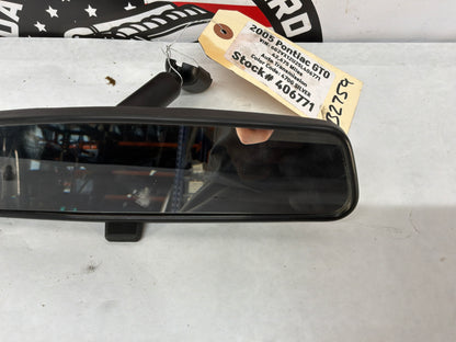 2005 Pontiac GTO Interior Rearview Rear View Mirror OEM