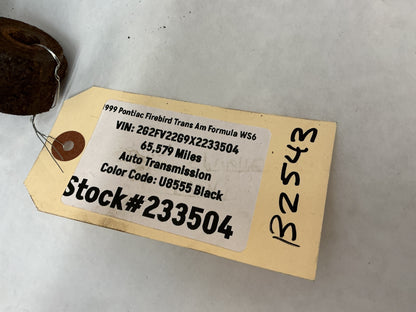 1999 Pontiac Firebird Trans Am Formula WS6 RH Passenger Front Suspension Spindle Knuckle Hub Assembly OEM