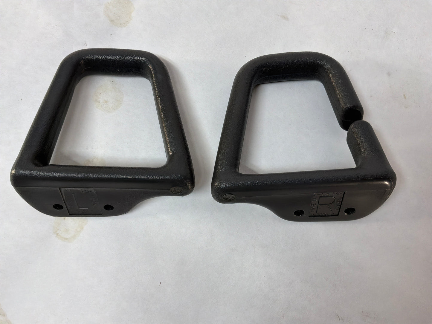 1999 Pontiac Trans Am WS6 Black Seat Belt Shoulder Guides OEM