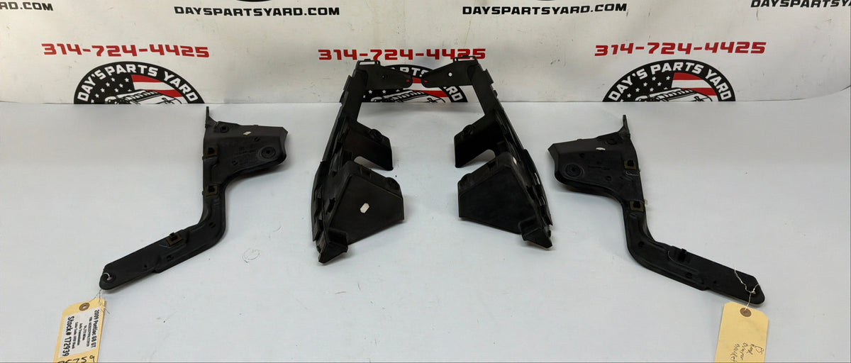 2009 Pontiac G8 GT Complete Rear Bumper Brackets Mounts Supports Guides Set OEM - Day's Parts Yard