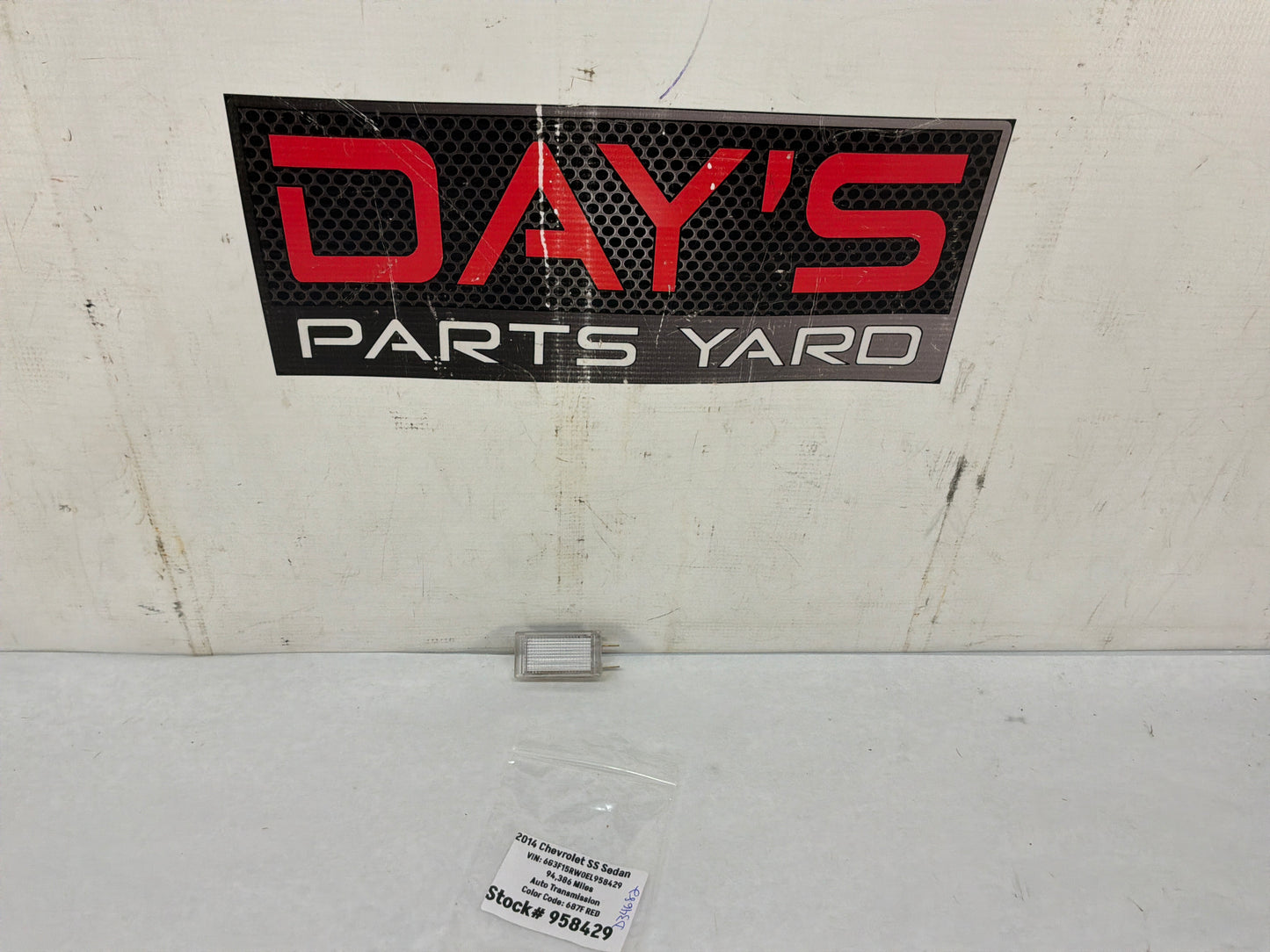 Trunk light - Day's Parts Yard