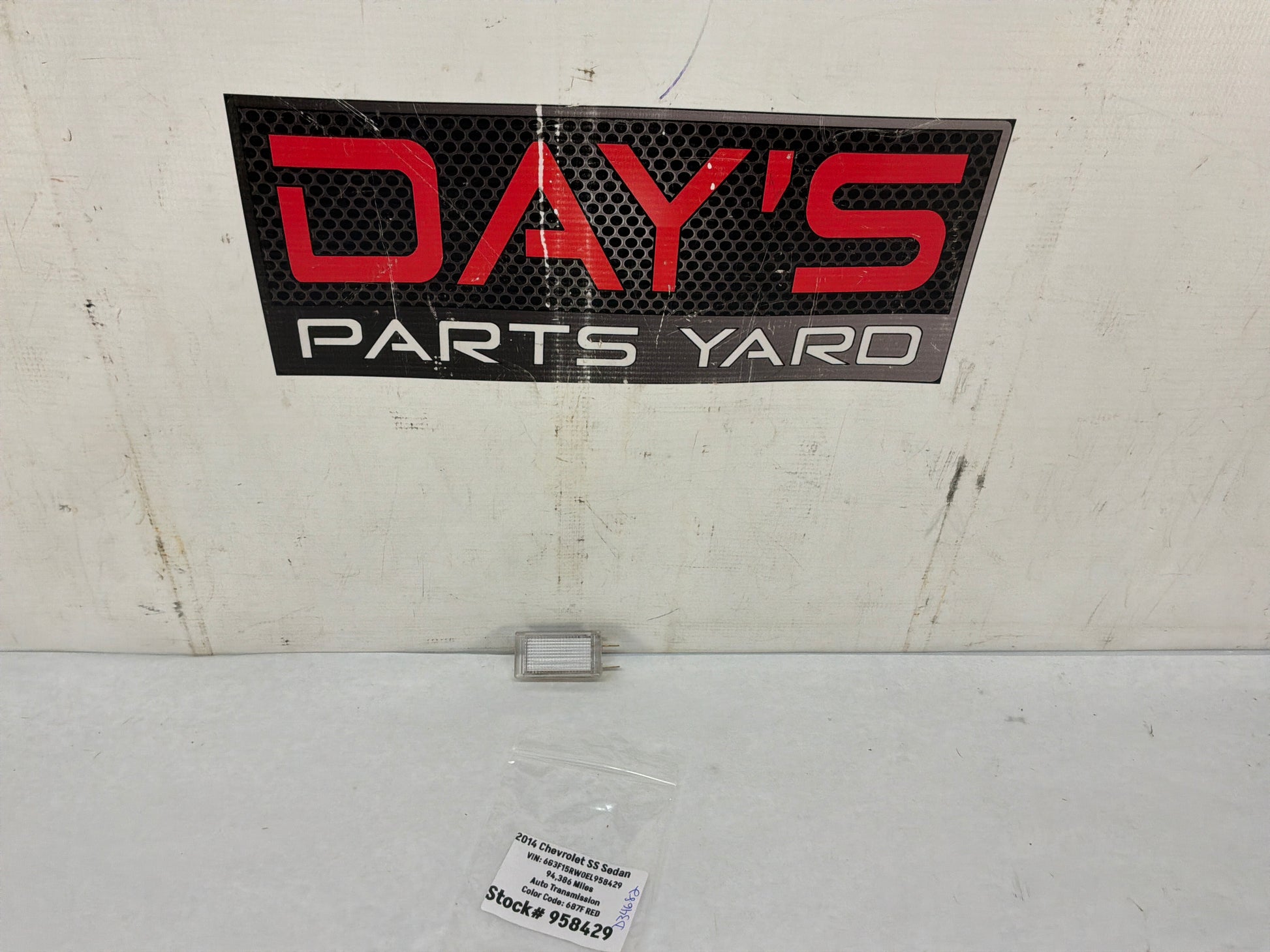 Trunk light - Day's Parts Yard