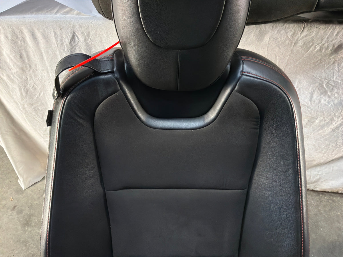 2013 Chevy Camaro ZL1 Seats Black Leather Suede Alcantara Front and Rear OEM
