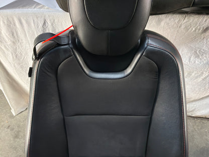2013 Chevy Camaro ZL1 Seats Black Leather Suede Alcantara Front and Rear OEM