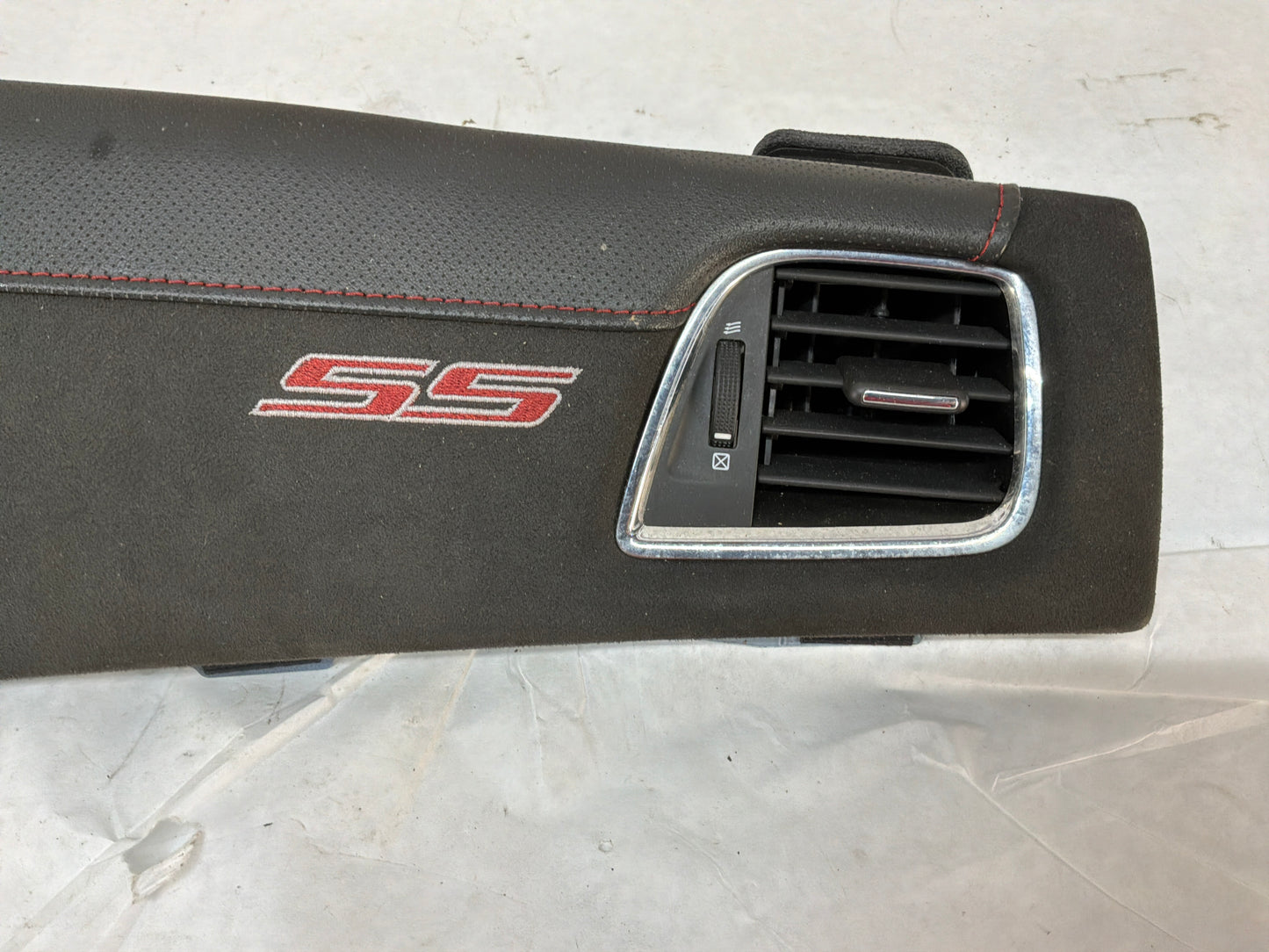 2015 Chevy SS Sedan RH Passenger Black Suede Dash Trim Panel Insert OEM