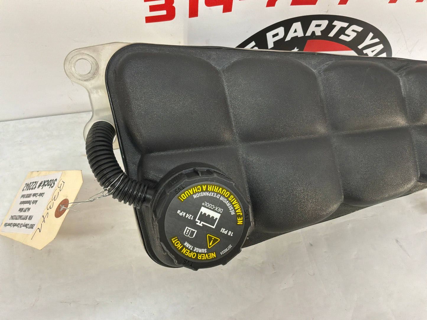 2007 C6 Corvette Convertible Coolant Over Flow Reservoir Surge Tank OEM