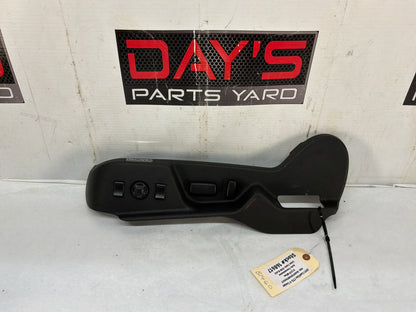 2011 Cadillac CTS-V Coupe LH Driver Recaro Front Seat Controls Buttons Outer Finish Panel OEM