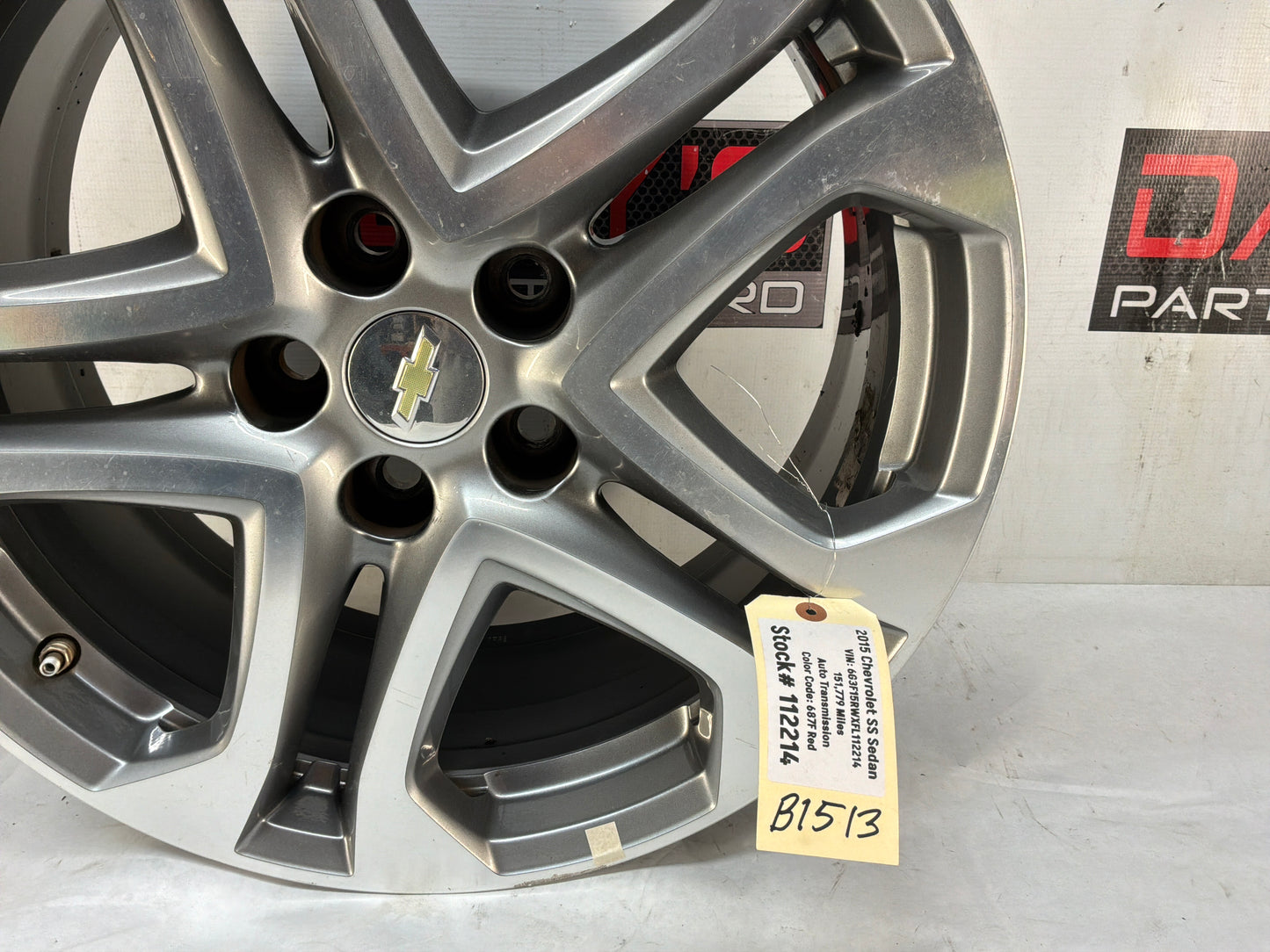 2017 Chevy SS Sedan Factory OEM Front Wheel 19x8.5 OEM