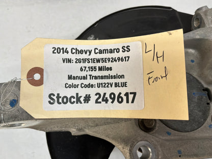 2014 Chevy Camaro SS LH Driver Front Suspension Spindle Knuckle Hub Assembly OEM