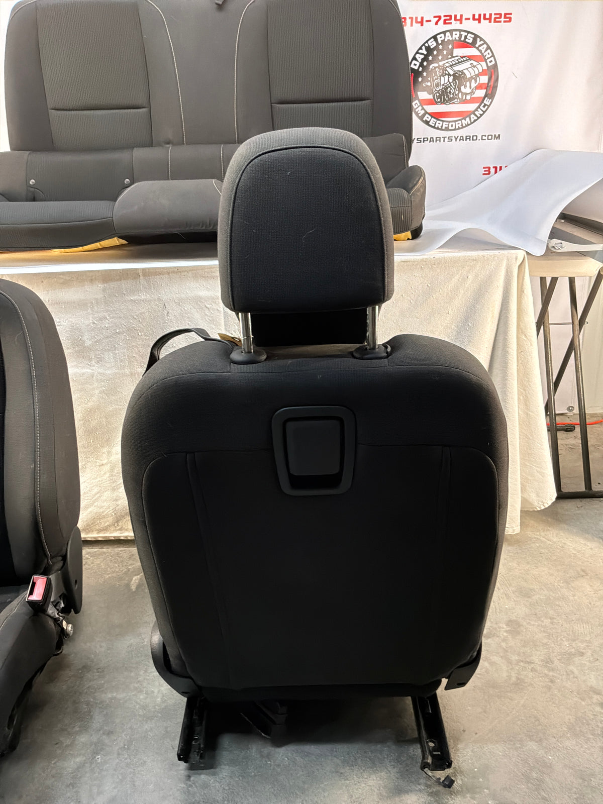 2015 Chevy Camaro SS 1LE Seats Fronts and Rear Black Cloth OEM