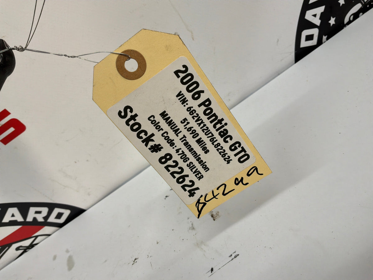 2006 Pontiac GTO Brake Master Cylinder OEM