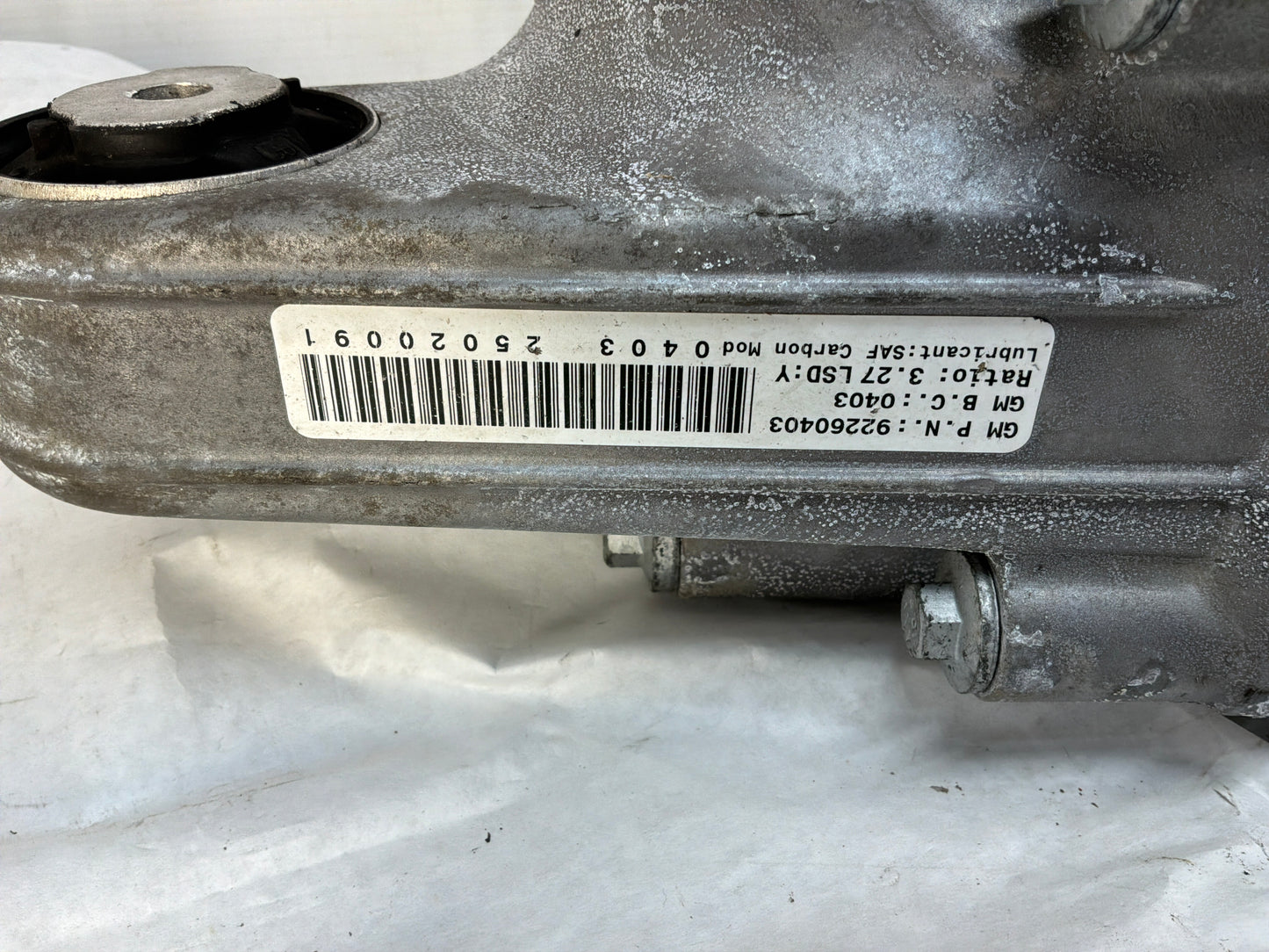 Rear diff - Day's Parts Yard
