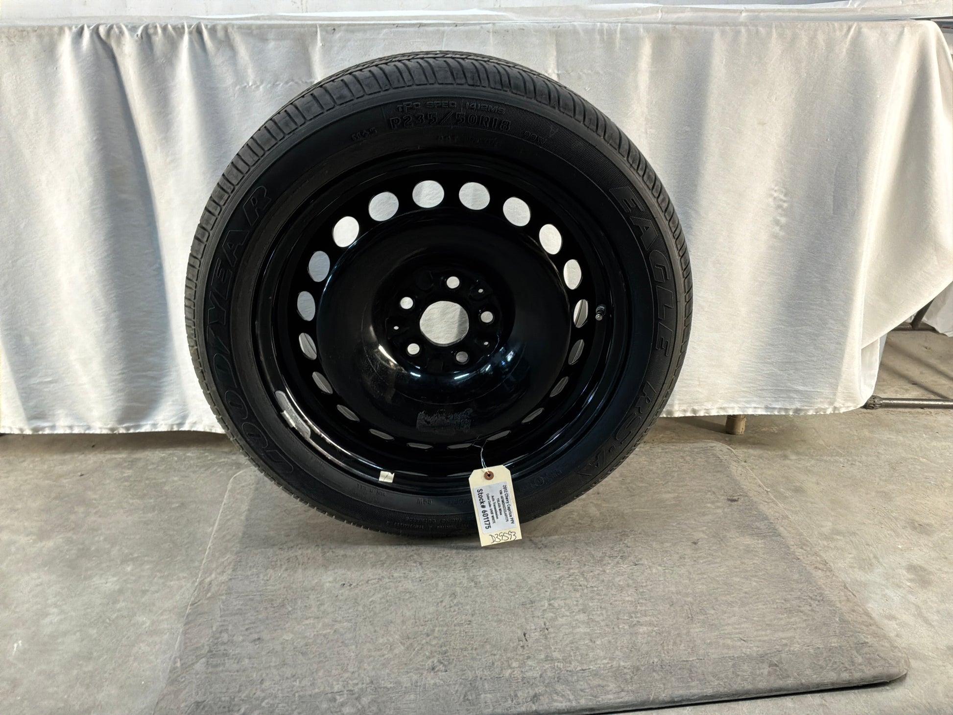 2012 Chevy Caprice PPV  Factory OEM 19X8 Spare Wheel & Tire - Day's Parts Yard